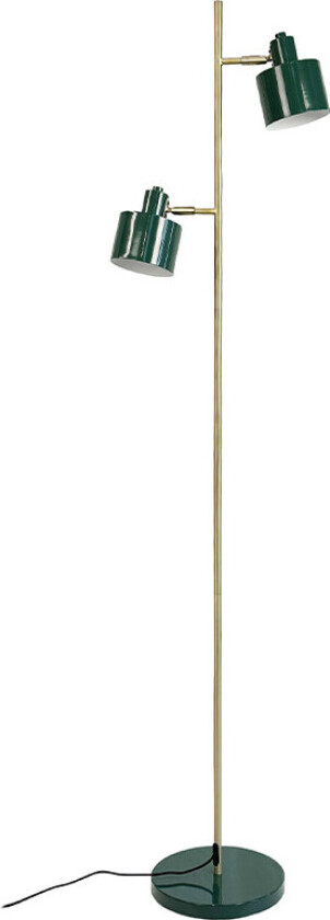 Ocean Gulvlampe Mørk Grønn/Messing