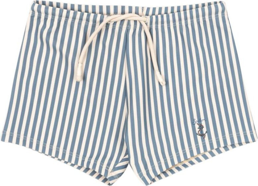 GOTS Aster Badeshorts Sailor Stripe | Blå | 4 years