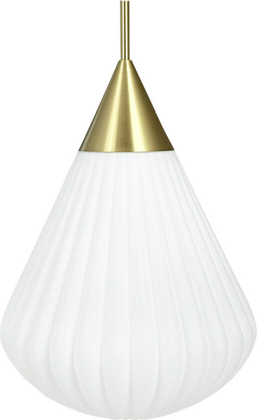 Ballon Pendel Large Opal/Messing