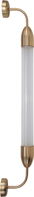 Lemon Squeeze Vegglampe Singel Long Plated Brass