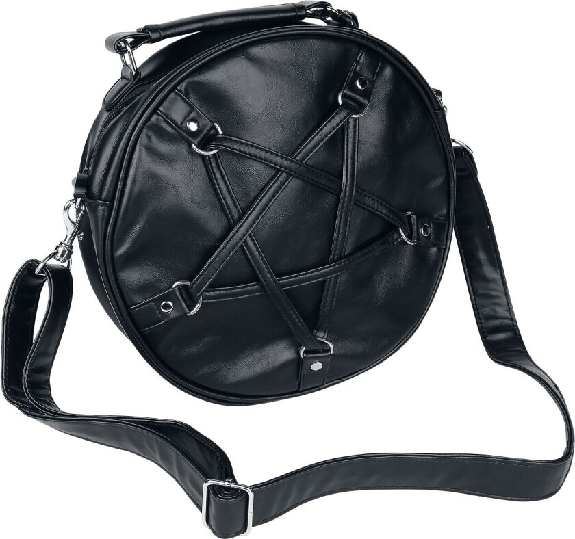Goth Håndveske - Big Pentagram - Damer - svart