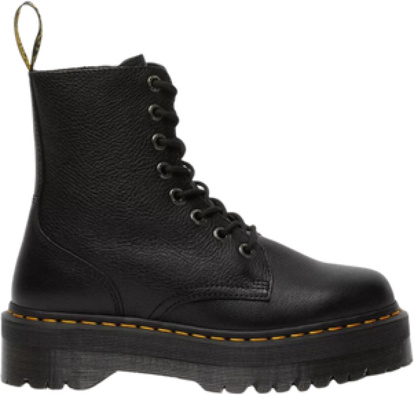 Jadon III Pisa Leather Platform Boots - Black 39