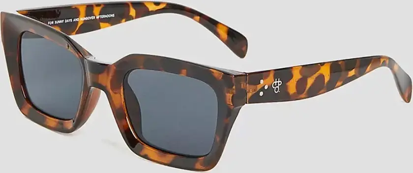 Anna Leopard Solbriller brun