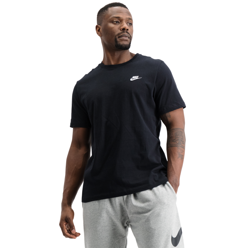Club Tee Mns BLACK/WHITE