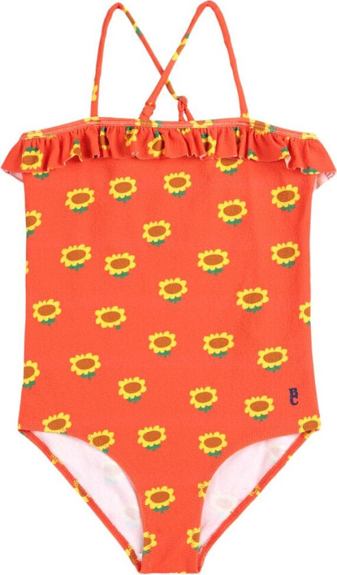 Sunflower All Over Badedrakt Red | Rød | 6-7 years
