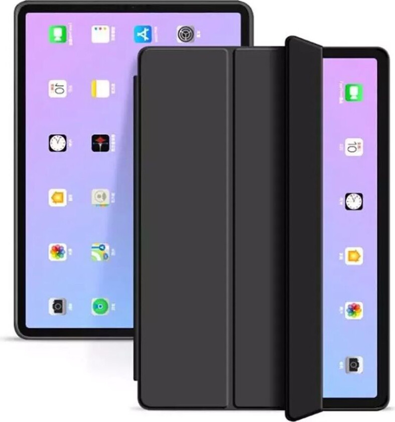Bilde av Tech-Protect iPad Air (2022/2020) Tech-Protect Smartcase Deksel Tri-fold & Apple Pencil Holder - Svart