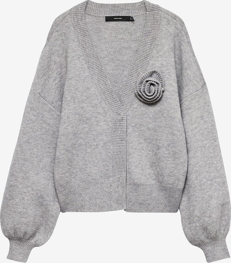 Kardigan vmCarrie LS Knit Exp - Grå