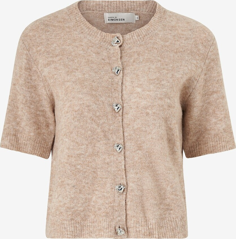 Kardigan kbNoabelle Short - Grå