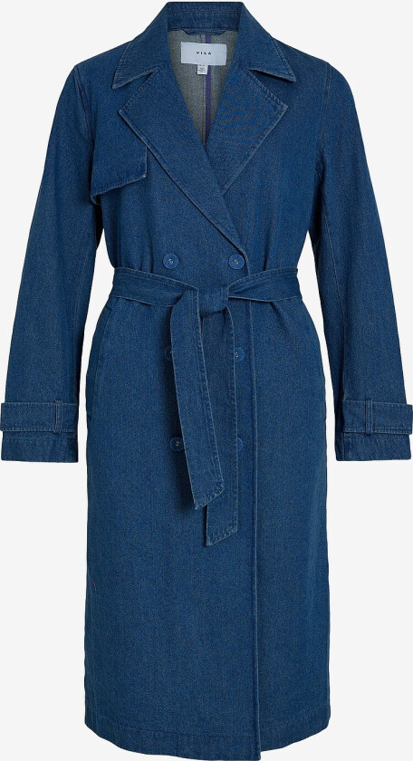 Dongerijakke Vici New L/S Denim Trench Coat - Blå