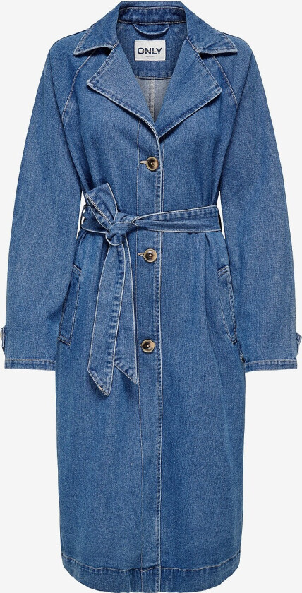 Dongerijakke onlMalou Belted Trench Dnm - Blå