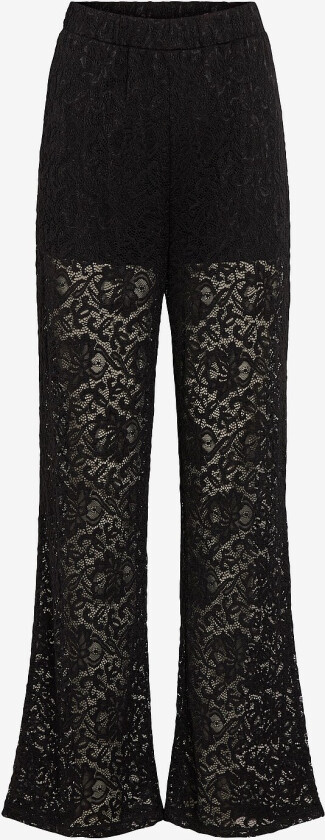 Bukser viHelen HW Flaried Lace Pants/ka - Svart
