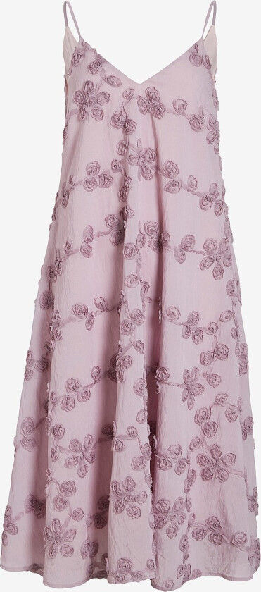 Kjole viDhara S/L Midi Dress - Lilla