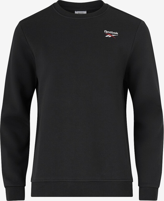 Collegegenser Reebok Identity Small Logo Fleece Crew - Svart