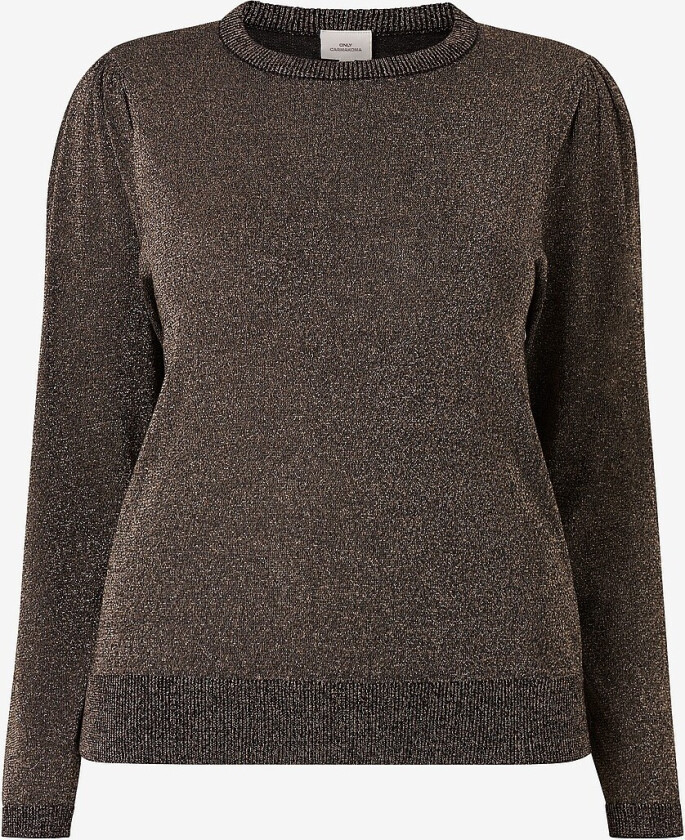 Genser carLuisa LS Glitter O-neck CC Knt - Svart