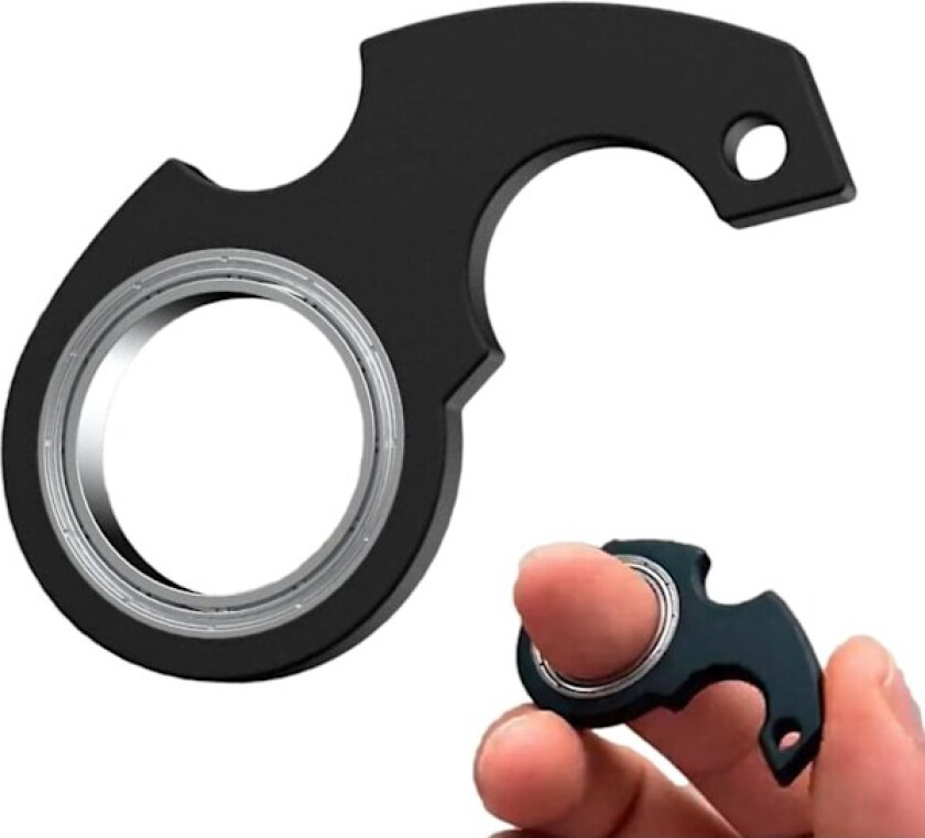 Nøkkelring Spinner Fidget Ring Leke, Nøkkelspinner, Spinnende Nøkkelring, Fidget Nøkkelring, Sensoriske Leksaker Fidgets Squishy Toys
