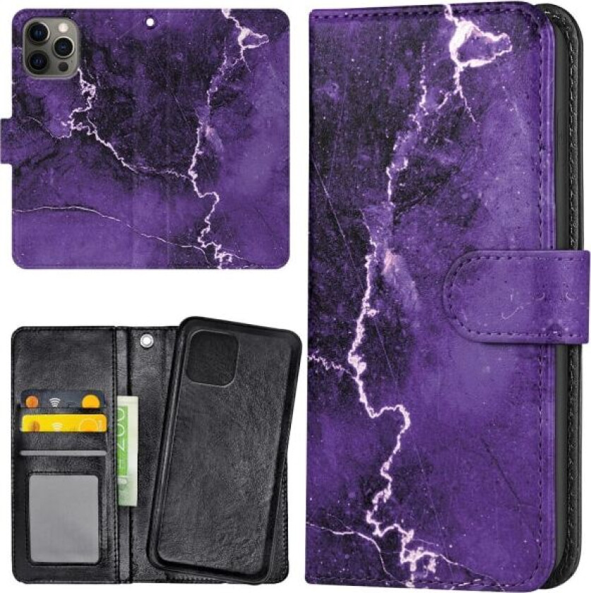 iPhone 14 Pro Max - Lommebok Deksel Marmor