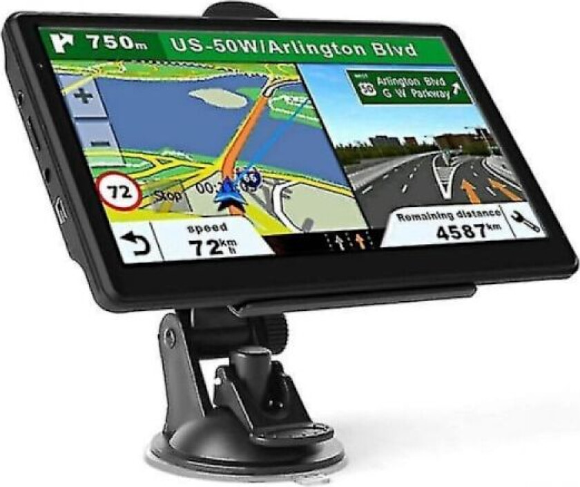 Bilde av Bil 7 tommers GPS-navigator, biltilbehør