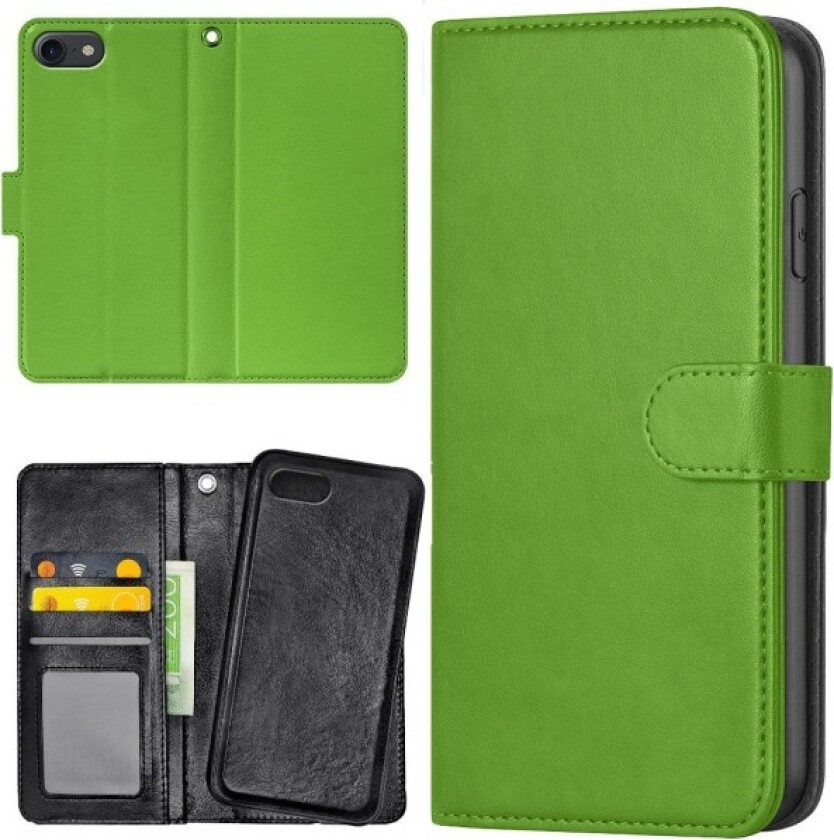 iPhone 7/8/SE - Lommebok Deksel Limegrønn Lime green