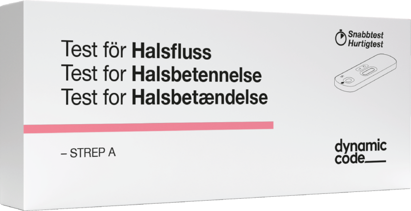 Halsbetennelse selvtest, 1 stk.