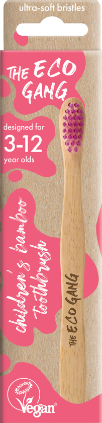 Kids Bamboo Tannbørste Ultra Soft, 1 stk.