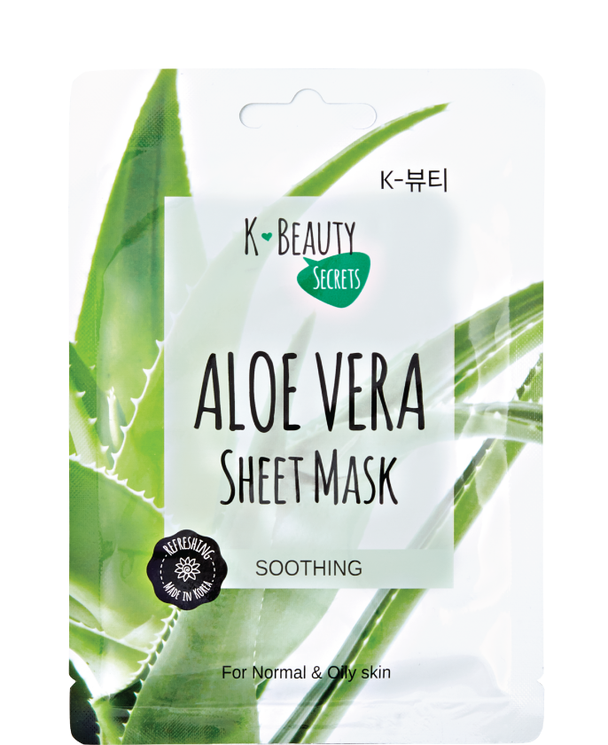 Aloe Vera Sheet Mask, 1 stk.