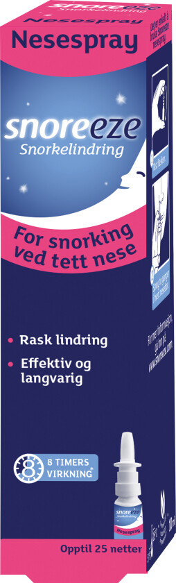 Snorkelindrende nesespray, 10 ml
