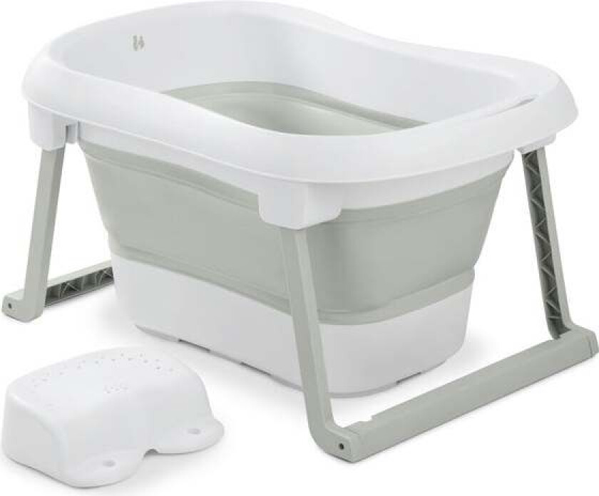 Bilde av Wash N Fold Badebalje L, White/Sage - Badebaljer