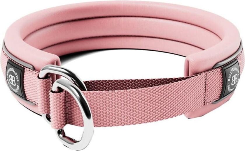 Hundehalsbånd Halvstrup Reflekterende Rosa 3 cm (S)