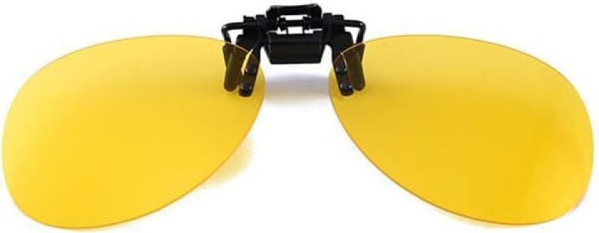 Oval briller klips på / flip up polarisert UV