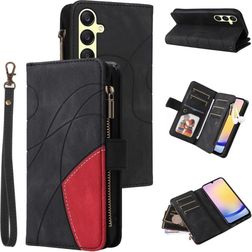 KS Lommebok-deksel til Samsung Galaxy A25 - Svart