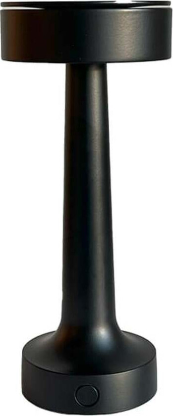 Buddy bærbar bordlampe oppladbar 4W 3000 Kelvin - Svart