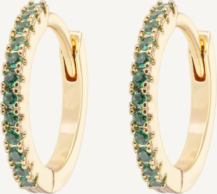 Medium Hoops Green