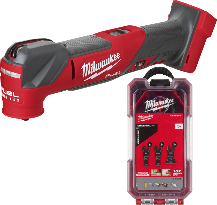 Sampak: Multitool M18 FMT-0 + savklingesæt 5stk