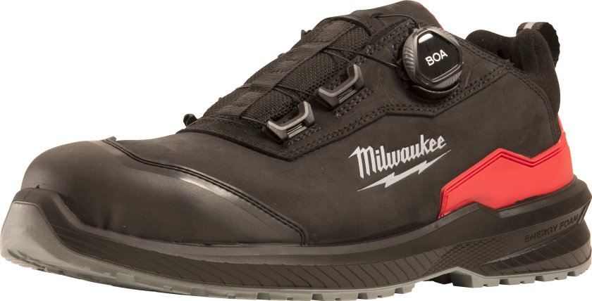 FLX sikk.sko m/hurtigluk læder B1L110133 S3S 48