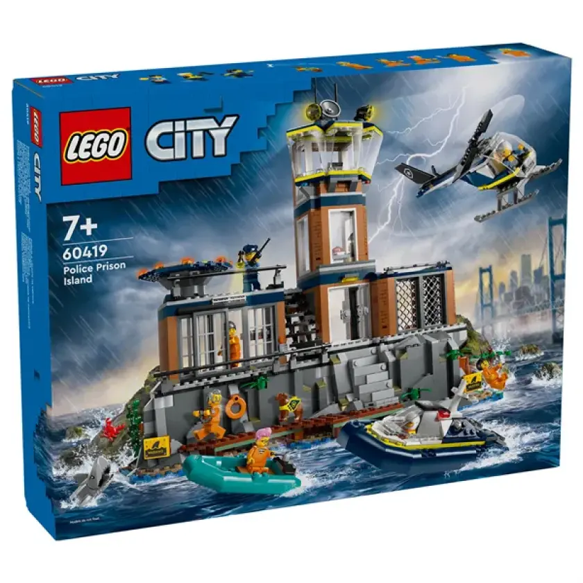 Lego City - Politiets Fengselsøy 60419