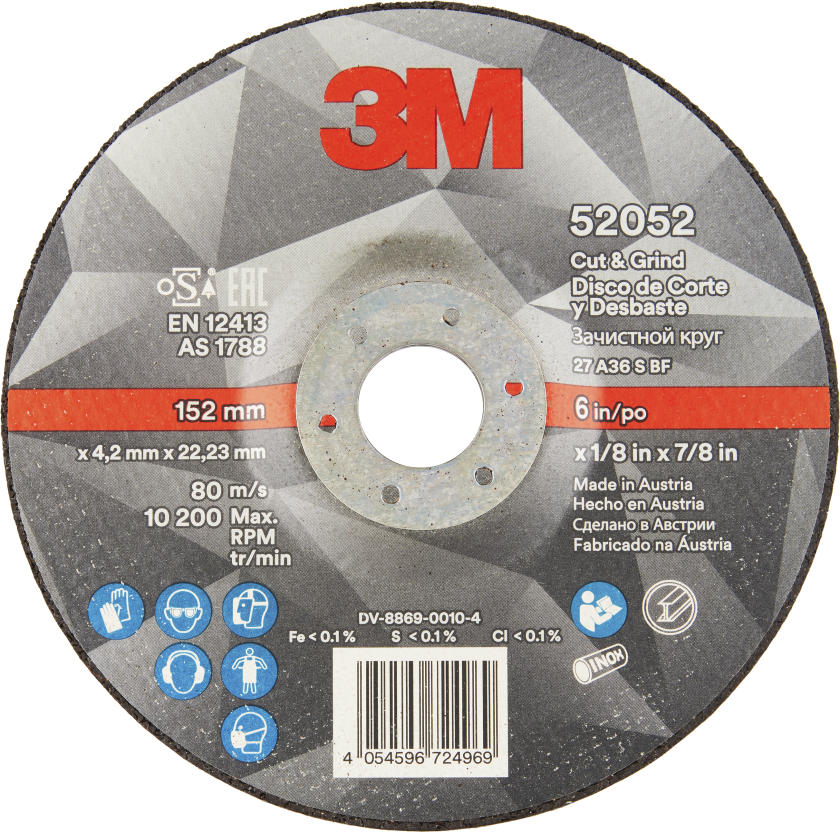 Cut & Grind skære-/skrubskive type 27 152Ã4,2mm