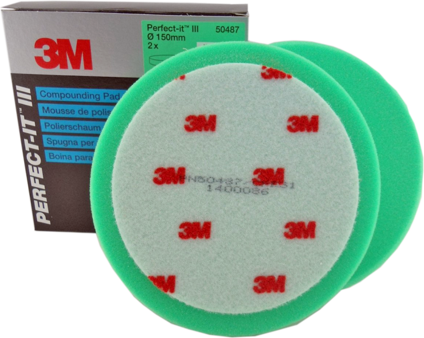 Polerrondel Perfect-it III grøn 150mm