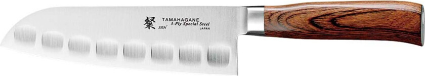 SAN Santokukniv 17,5 cm Olivenslipt