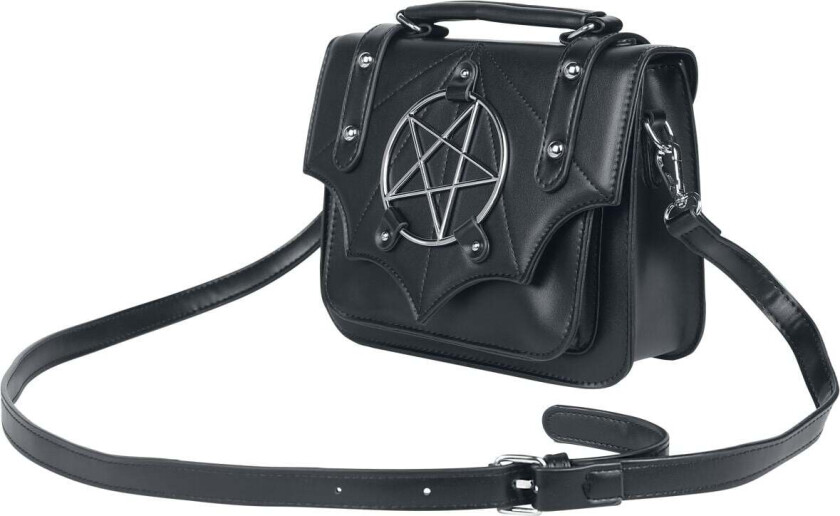 Goth Håndveske - Moloch pentagram - Damer - svart