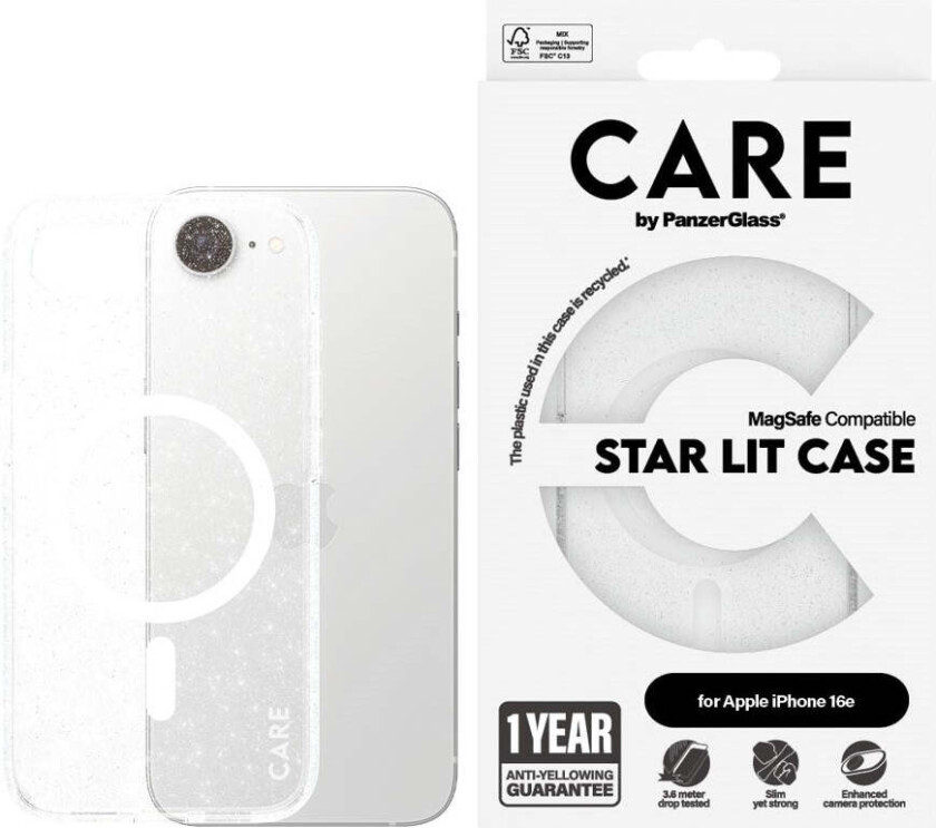 Flagship Case Urban Combat Star Lit w. White MagSafe iPhone 16e