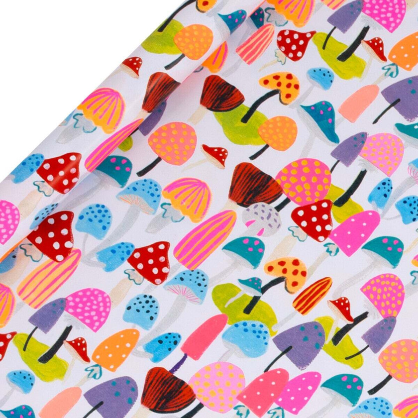 Gavepapir 4m Shining Shrooms