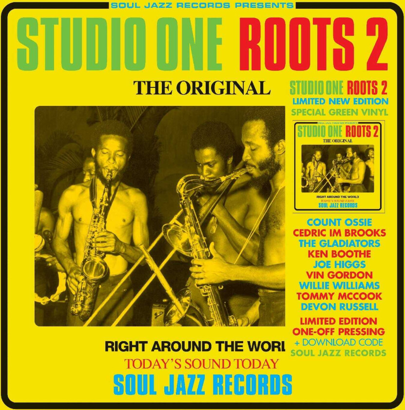 Soul Jazz Records presents Studio One Roots 2 LP/Vinyl