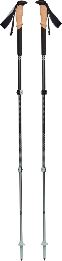 Unisex Pursuit Trekking Poles S/M, Charcoal/Foam Green