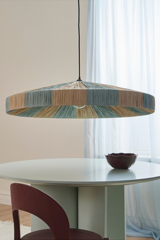 Taklampe Bernice Ø 80 cm - Natur