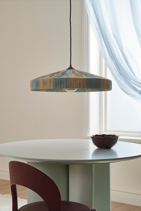 Taklampe Bernice Ø 50 cm - Natur