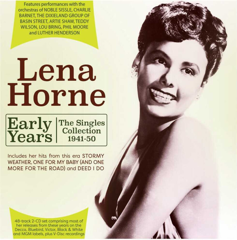 Lena Horne Early Years The Singles Collection 194150 CD