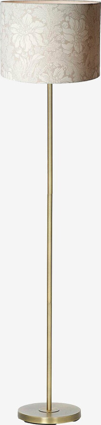 Gulvlampe Amy messing - Beige