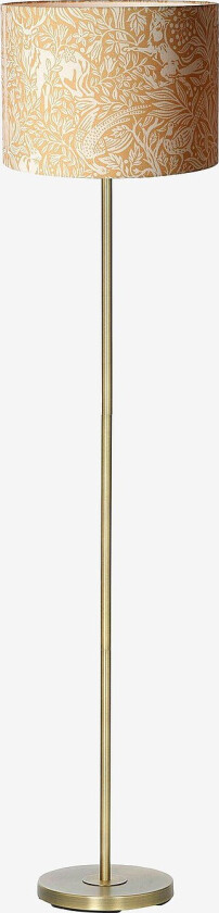 Gulvlampe Amy messing - Gul