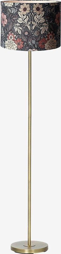 Gulvlampe Amy messing - Brun