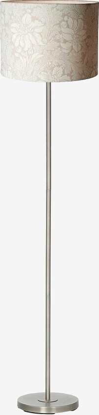 Gulvlampe Amy krom - Beige